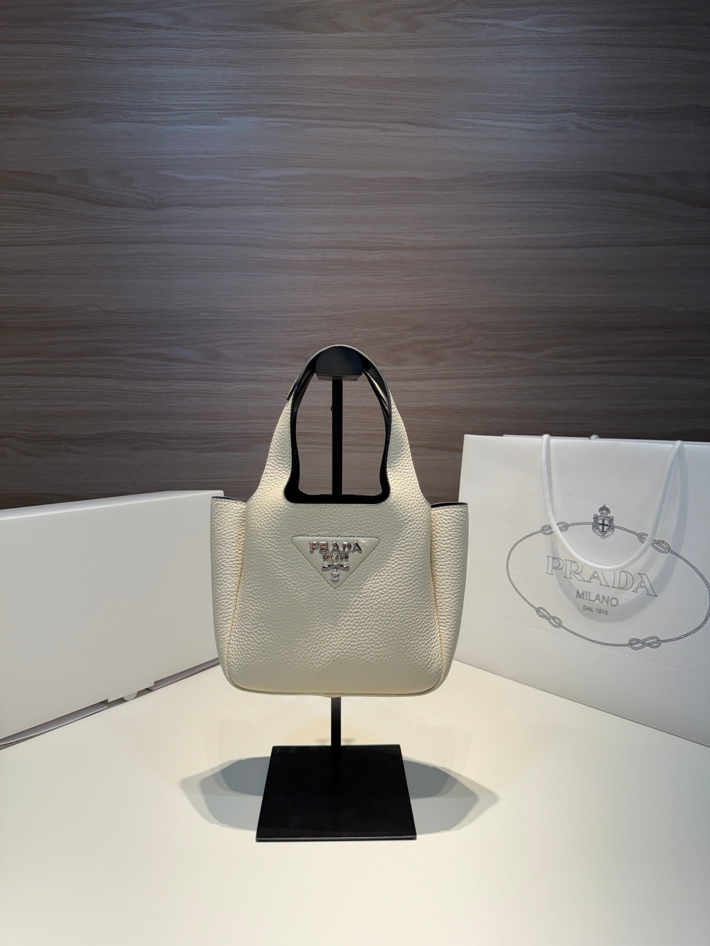 PRADA/Leather mini handbag/