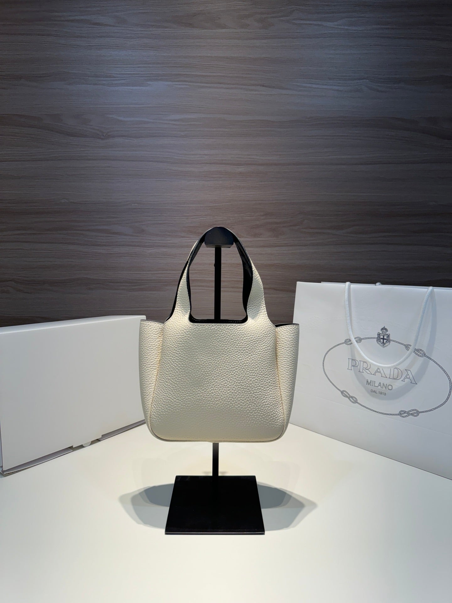 PRADA/Leather mini handbag/