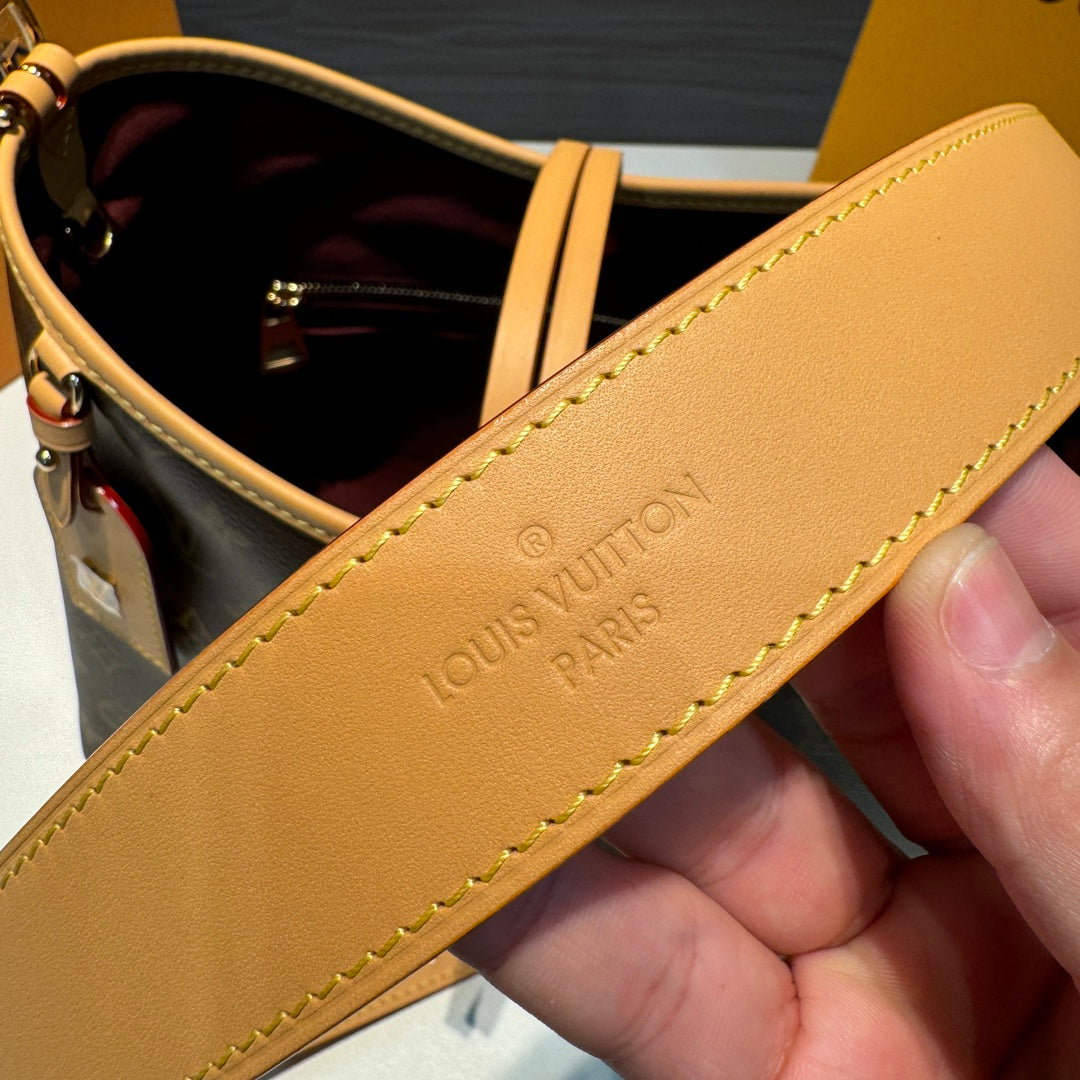 LOUIS VUITTON /Carryall PM /Shopping bag/Match bag/Handbag/Shoulder bag/Tote bag/Small size/Brown